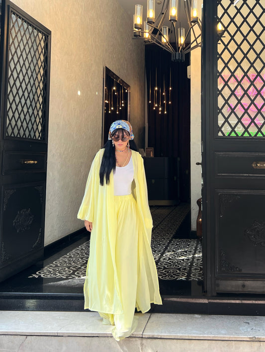 Yellow flowy set