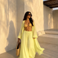 Yellow flowy set