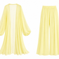 Yellow flowy set