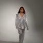 Sequins set in silver